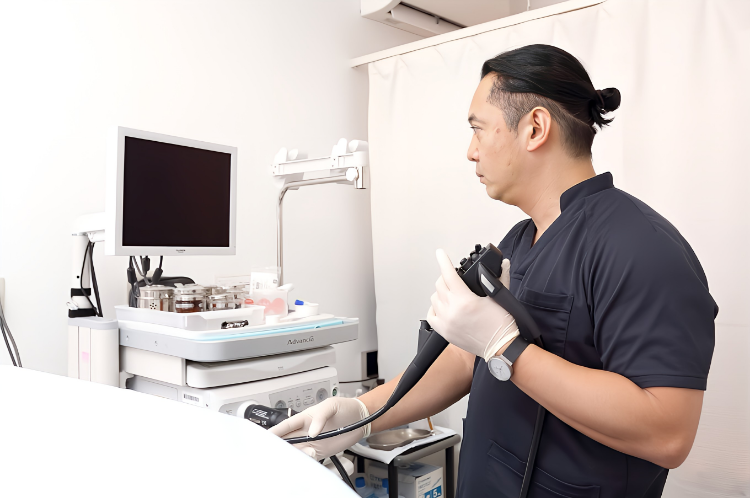 苦痛の少ない胃内視鏡検査